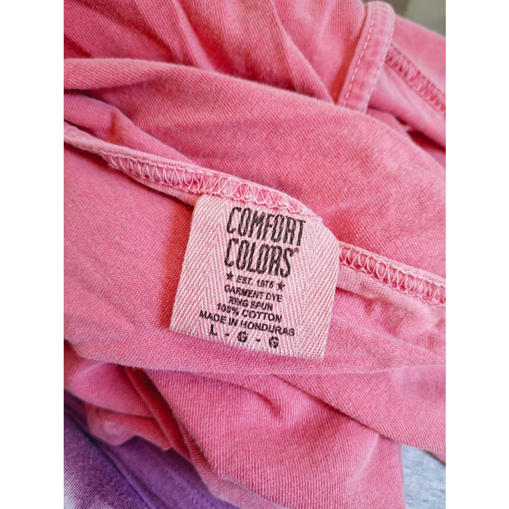 Women's comfort colors Southern trend Tank Top L Pink - Picture 3 of 3